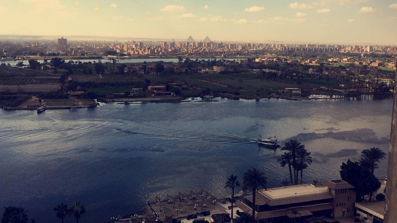 Amazing Nile View And Pyramids Apartment Kairó Kültér fotó